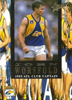 1995 Select AFL - Club Captain #CC16 John Worsfold Front